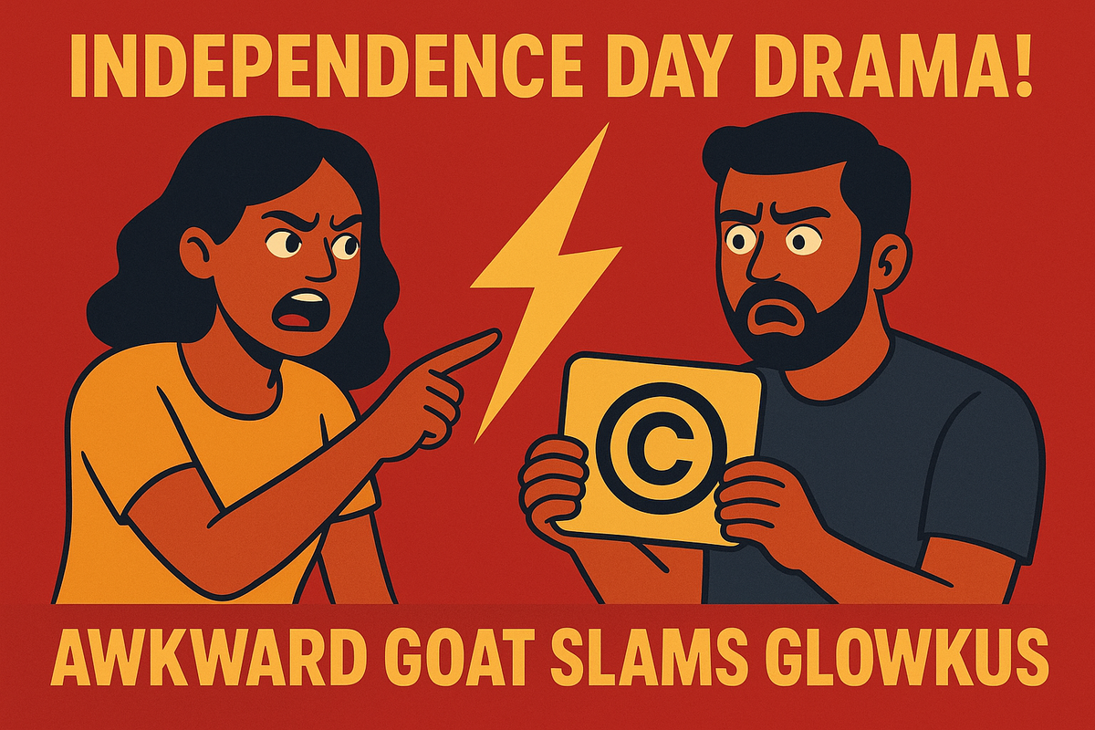 INDEPENDENCE DAY DRAMA! Awkward Goat SLAMS Glowkus With Copyright Strike, Fans Cry "Hypocrisy!"