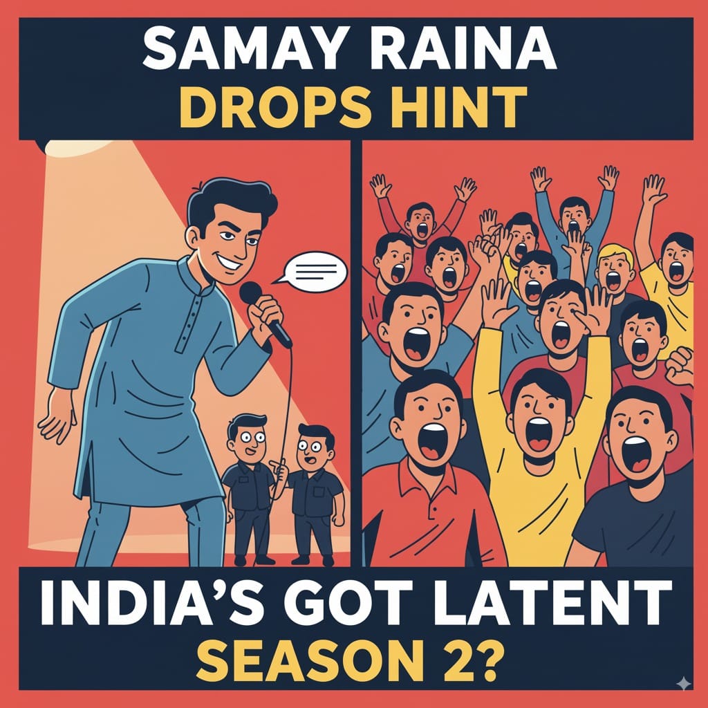 Samay Raina Teases India’s Got Latent Season 2 at Mumbai Stand-Up — Fans Go Wild!