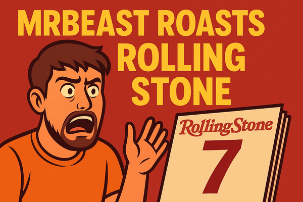 🤯 MrBeast Roasts Rolling Stone After Drubbing on “Most Influential Creators” List