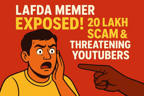LAFDA MEMER EXPOSED! Accused of 20 LAKH SCAM & Threatening YouTubers!
