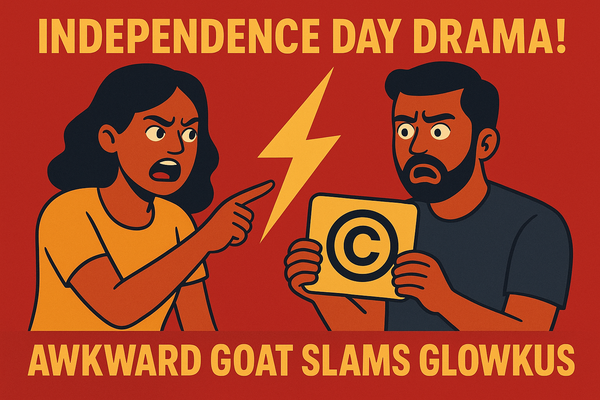 INDEPENDENCE DAY DRAMA! Awkward Goat SLAMS Glowkus With Copyright Strike, Fans Cry "Hypocrisy!"