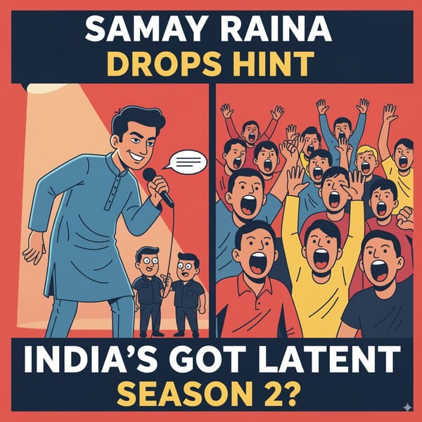 Samay Raina Teases India’s Got Latent Season 2 at Mumbai Stand-Up — Fans Go Wild!