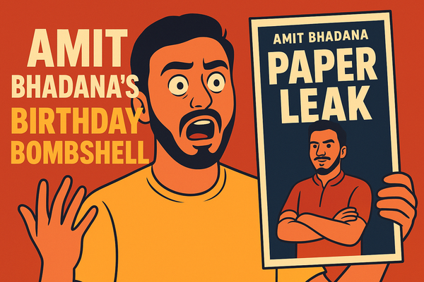 From YouTube to Bollywood: Amit Bhadana’s Birthday Bombshell—Paper Leak Poster Out Now!