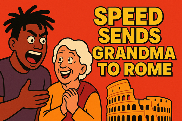 SPEED FLIES HIGH: IShowSpeed Sends 71-Year-Old Superfan on a Dream Rome Vacation!