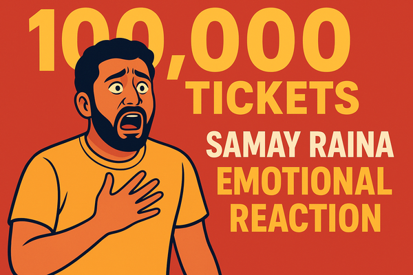 Samay Raina's 'Still Alive' Tour Sells 100,000 Tickets! Comedian's Emotional Reaction Goes Viral!